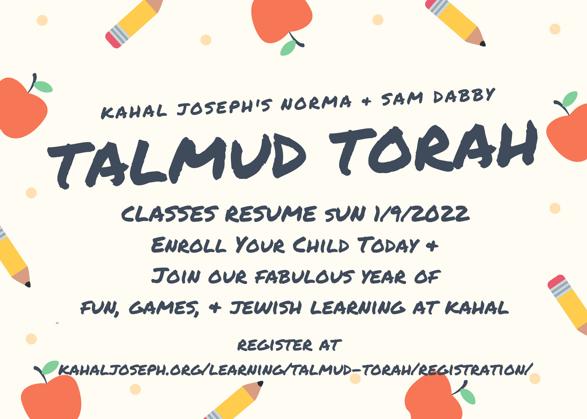 Talmud Torah 2021-22