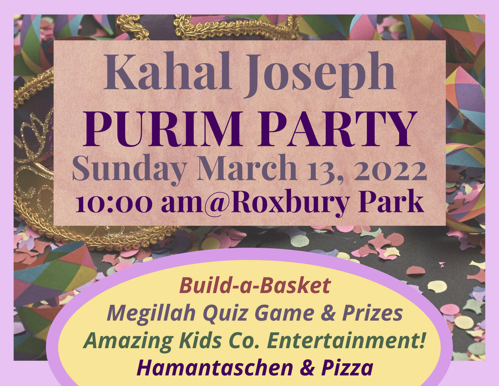 Purim at the Park