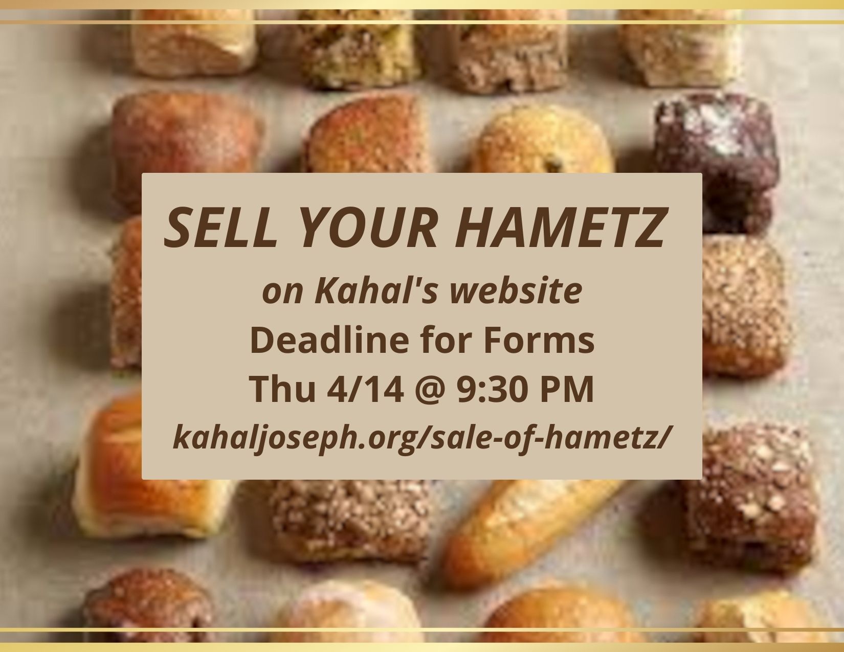 Sell Your Hametz!