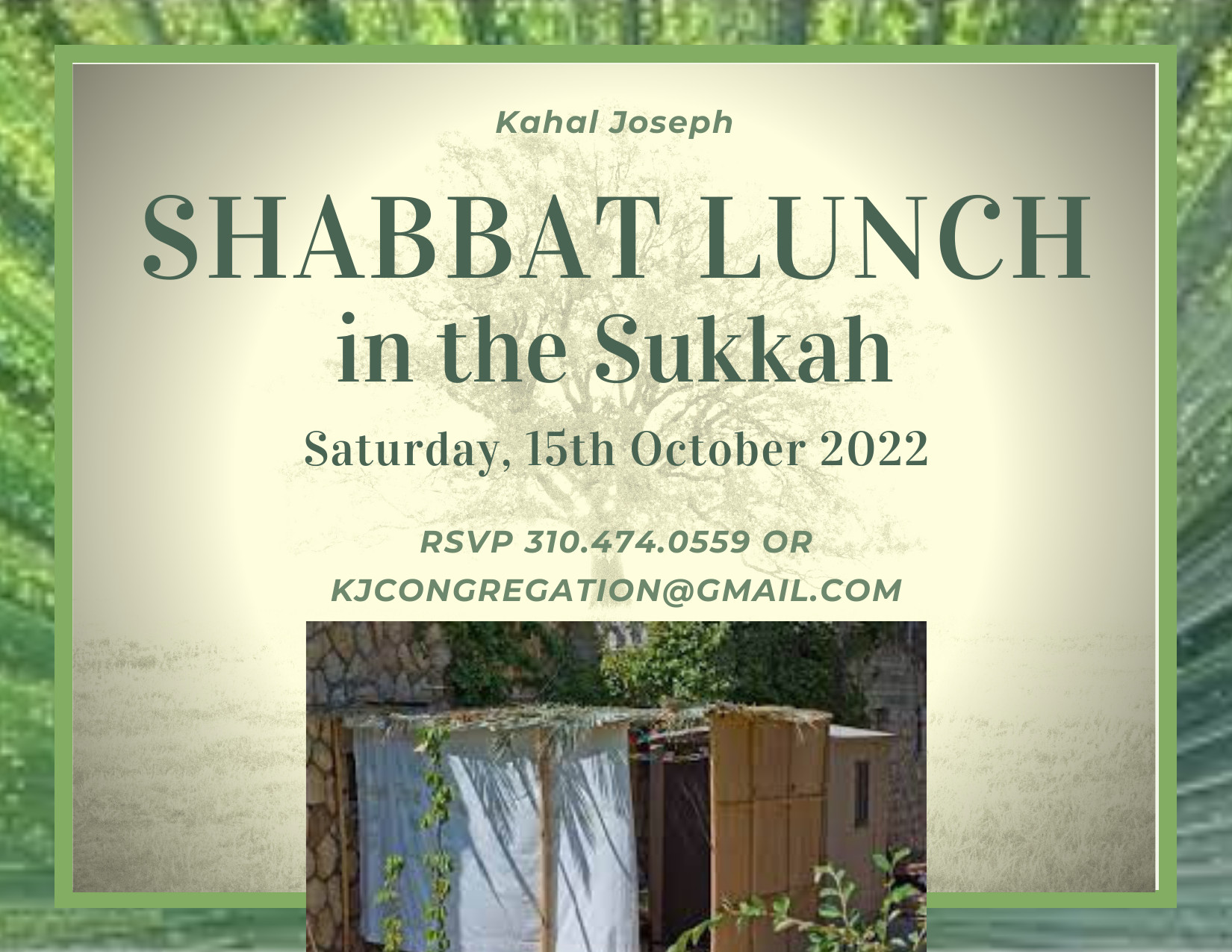 Sukkot Shabbat Luncheon