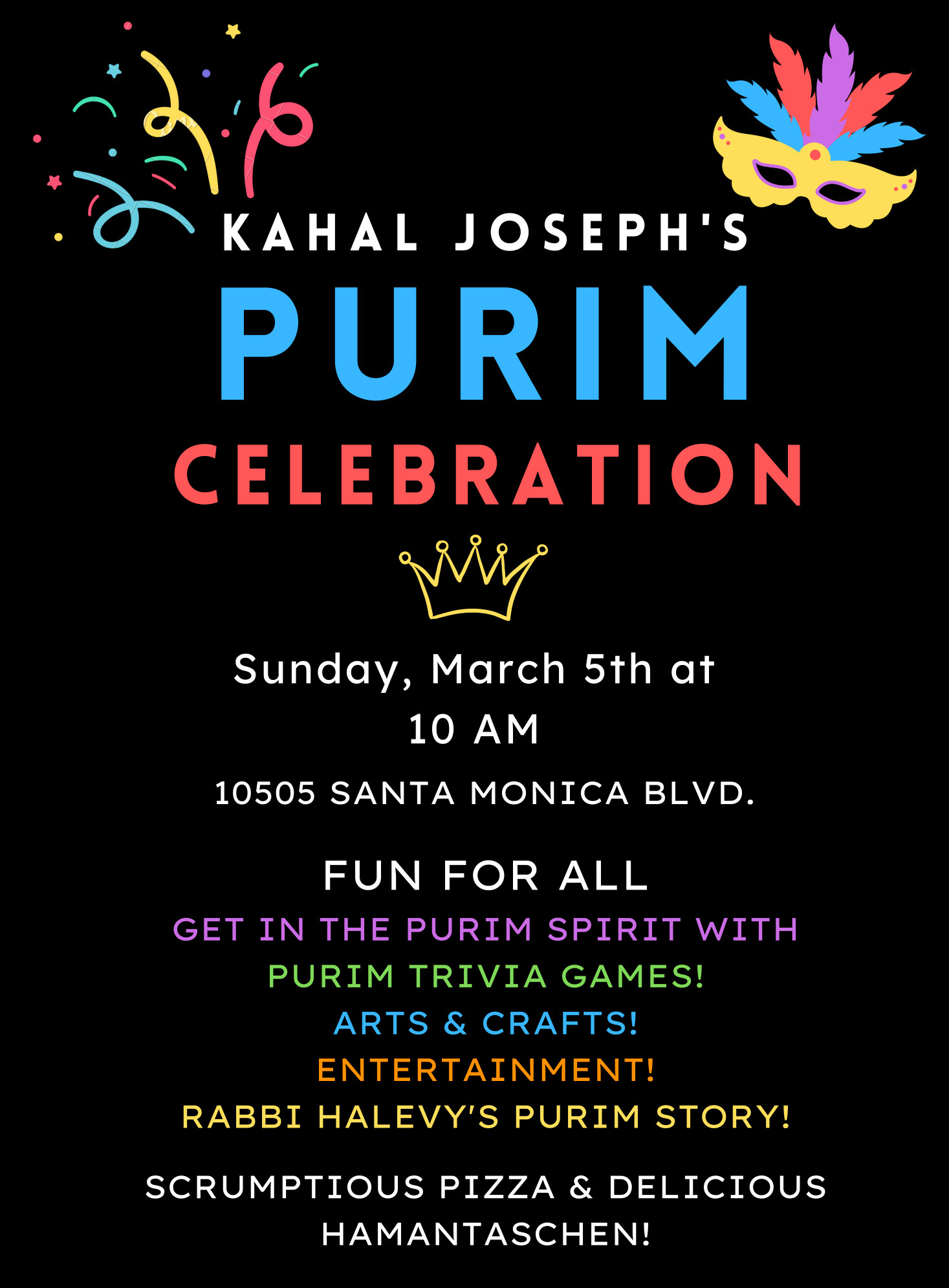 Purim Celebration 2023